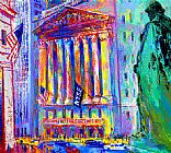 Leroy Neiman Famous Paintings - New York Stock Exchange